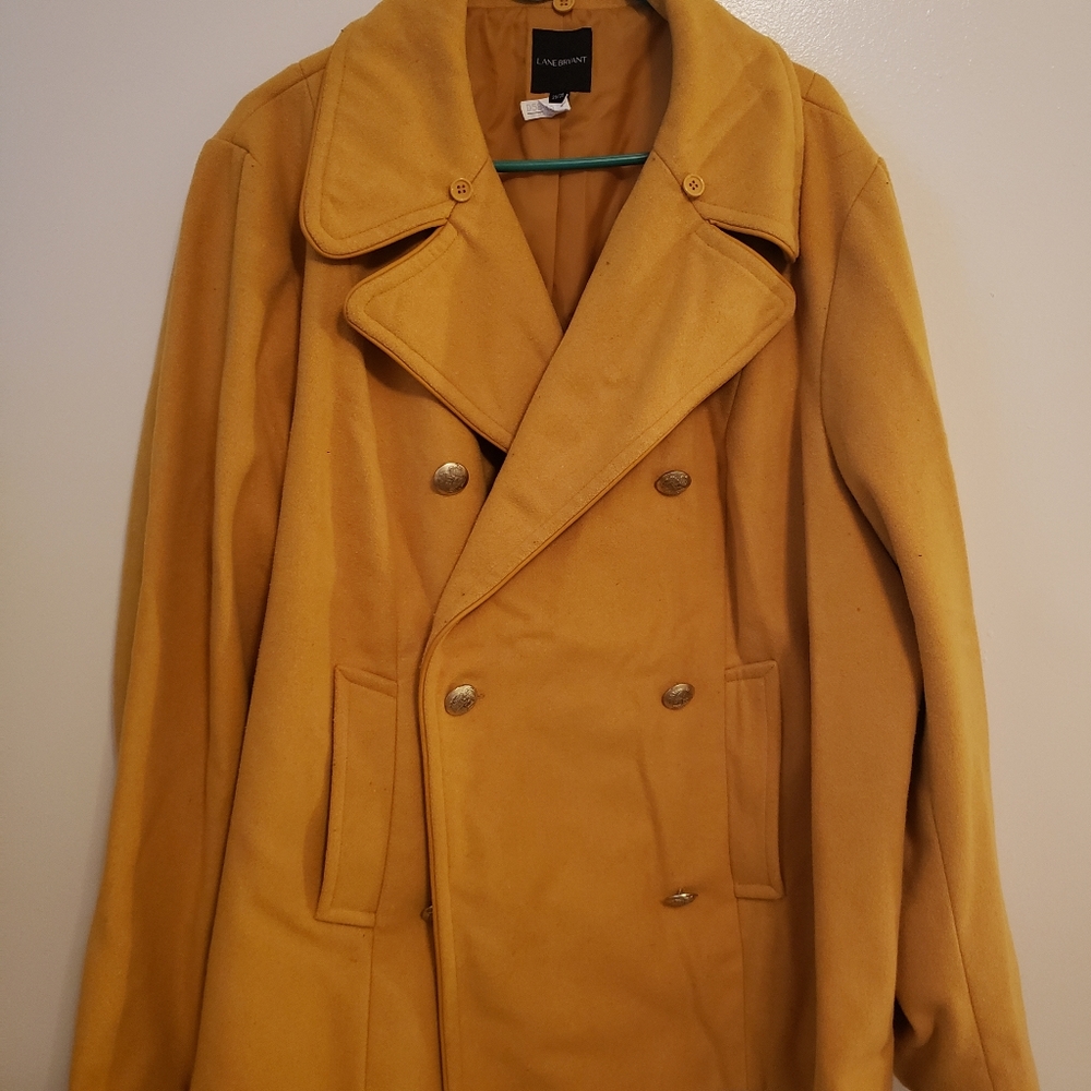 Pea coat, amazing color!